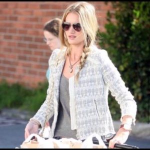 Iro boucle multicolored jacket size 0